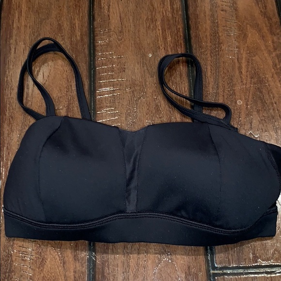 strapless padded sports bra